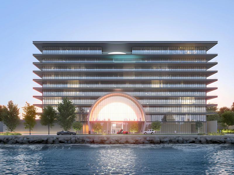 Armani Beach Residences on Palm Jumeirah, the developer&rsquo;s render